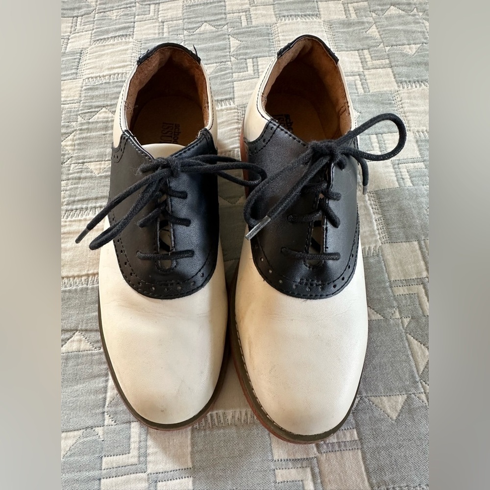 School issue saddle shoes size 3 girls
